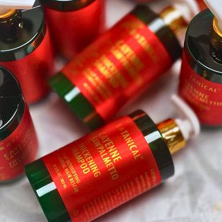 cayenne saw palmetto shampoo for hair thinning DHT blocking circulation