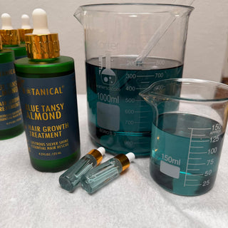 BOTANICAL GREEN LAB Hair Loss Treatments Pre-Shampoo Hair Growth Treatment | Head Spa | Blue Tansy & Almond | Silver Hair Shine | Anti-Yellow | Oil-Based Formula | Essential Hair Rescue
