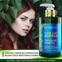 Thumbnail for Clove Leaf & Moringa Shampoo for Thinning Hair - Scalp Balancing - 10.2 Fl Oz