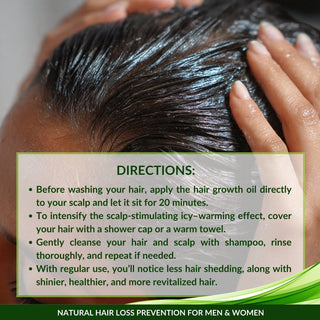 Hair Growth Treatment - Cayenne & Saw Palmetto - Scalp Detoxifying