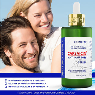 Capsaicin Advanced Hair Growth Serum for Dandruff & Hair Thinning
