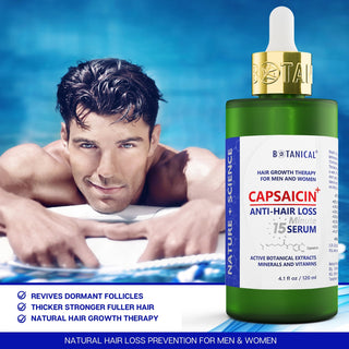 Capsaicin Advanced Hair Growth Serum for Dandruff & Hair Thinning