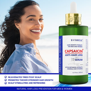 Capsaicin Advanced Hair Growth Serum for Dandruff & Hair Thinning