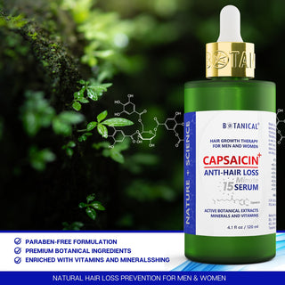 Capsaicin Advanced Hair Growth Serum for Dandruff & Hair Thinning