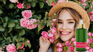 Botanical Green Lab Hair & Body Beauty Oil – Rose Garden scent, natural botanical hair and skin care, nourishing oil for healthy hair and radiant skin, small-batch cruelty-free beauty product made in California