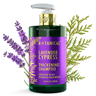 Shampoo For Thinning Hair - Lavender & Cypress - Sensitive Scalp