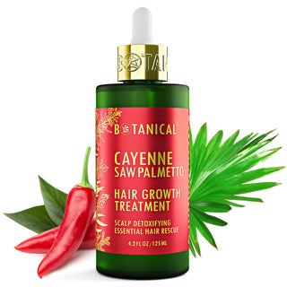 Hair Growth Treatment - Cayenne & Saw Palmetto - Scalp Detoxifying