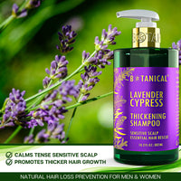 Thumbnail for Lavender Cypress Shampoo for hair thinning prevention