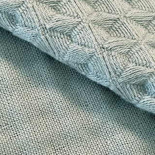 Bath Towel 2 PC Set - Lightweight Waffle Double Weave Cotton - Botanical SPA